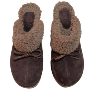 EARTH SPIRIT BOHO LEATHER UPPERS MAN MADE SOLE DARK BROWN SIZE 7  1/2